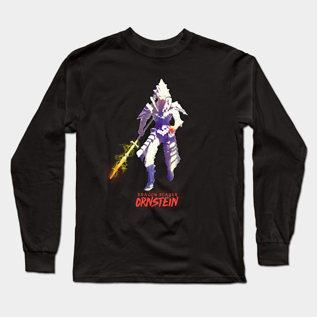 Dragon Slayer Ornstein Long Sleeve T-Shirt by ballhard